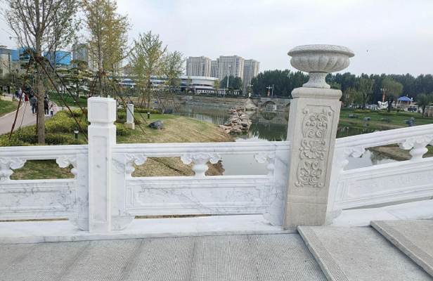 大连园林景观花岗岩栏杆定制